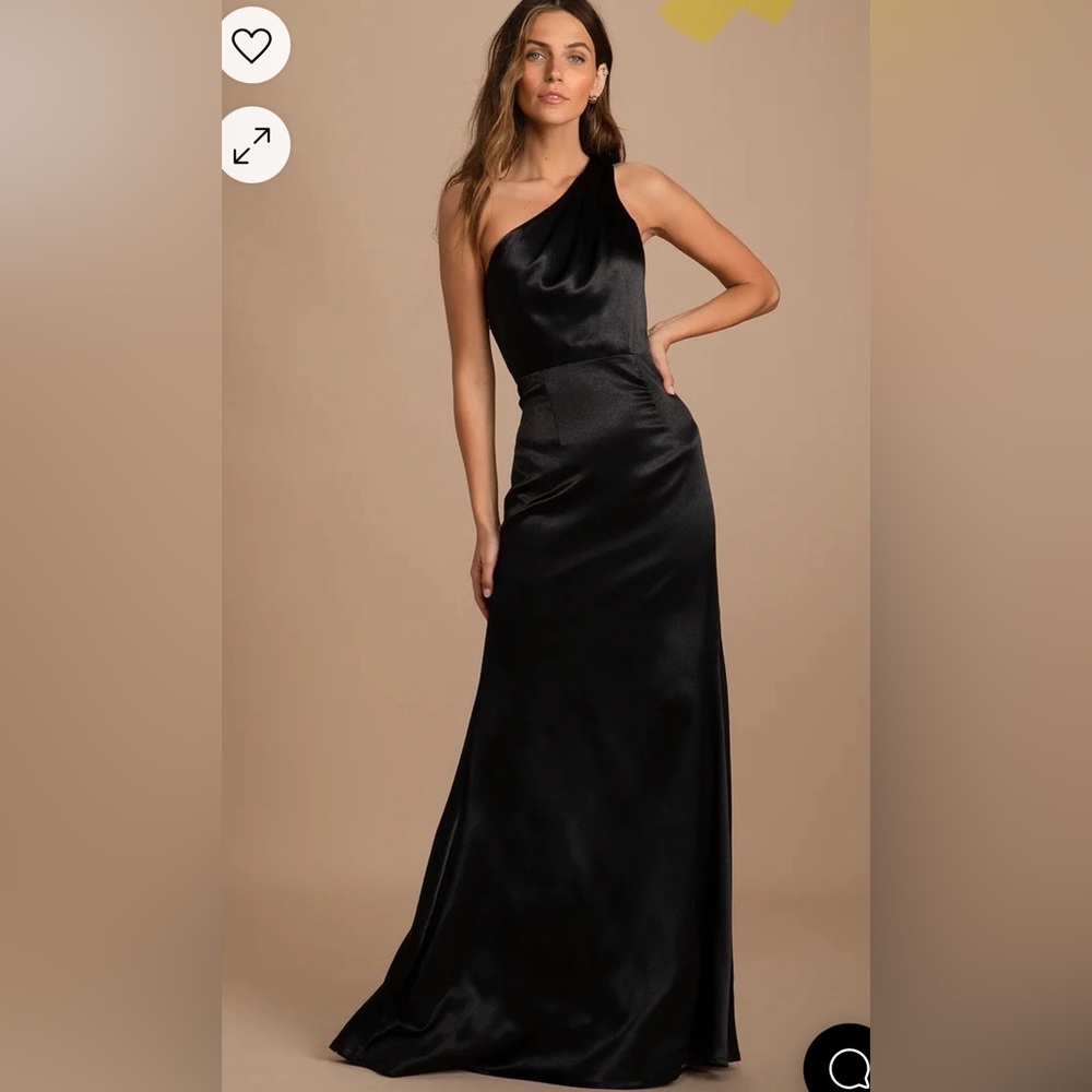 Black One Shouldered Lulus Dress
